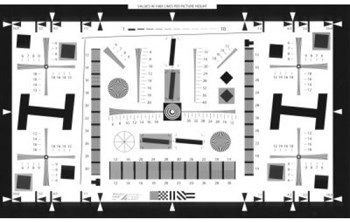 Enhanced Digital Camera Resolution Chart.