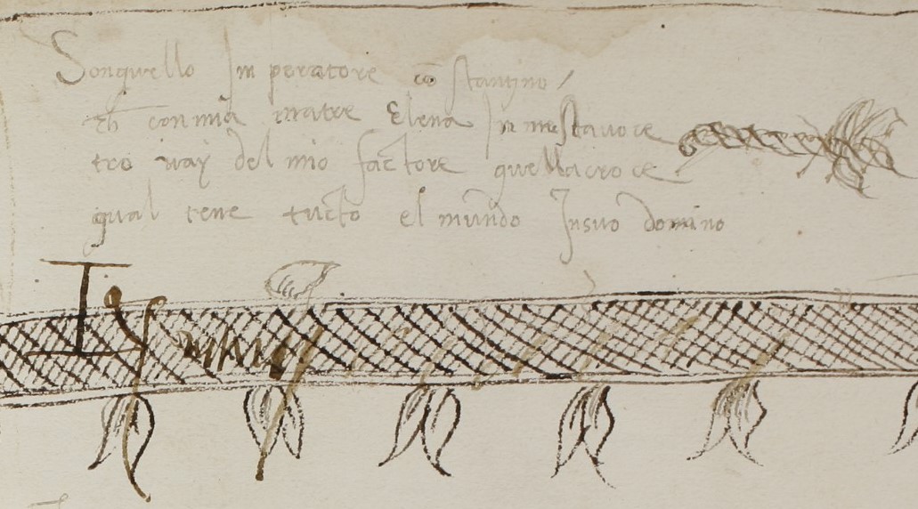 Napoli, Biblioteca Nazionale, MS XIII.B.29, fol. 117r. Il poemetto su Costantino nel suo contesto codicologico.