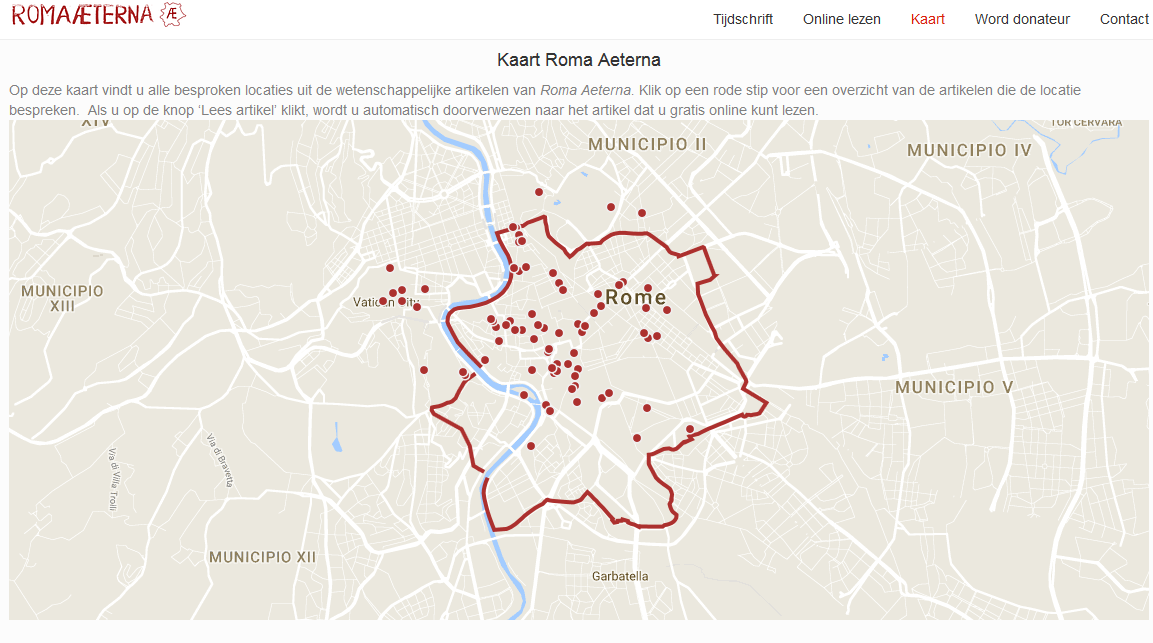 The Interface of Roma aeterna