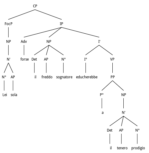 Anastrophe and fronting of Object NP from VP