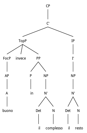 Tree structure for Predicative AP Preposing