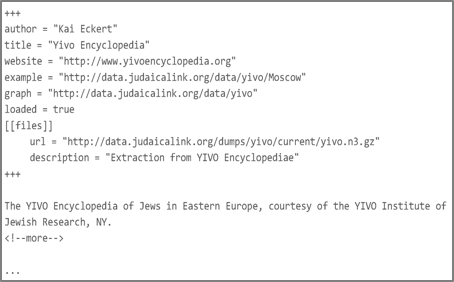 Dataset description in Markdown with metadata frontmatter