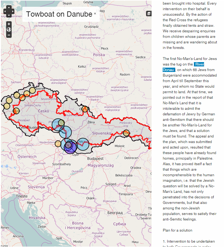 Reports from the No Mans Land. Courtesy Michal Frankl, Jewish Museum in Prague and EHRI, 2016